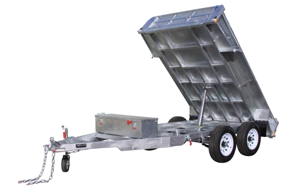 8 x 5 Hydraulic Tandem Box Trailer