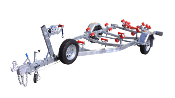 Five and one half Meter Braked Boat Trailer With Rollers