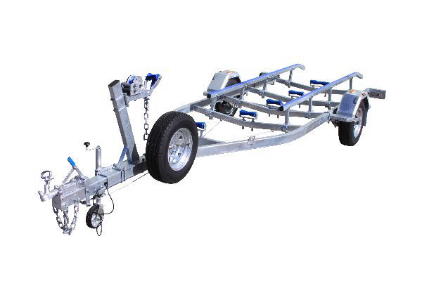 Six Meter Single Axle Boat Trailer With Skids 