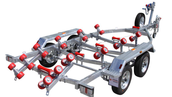 6M Tandem Braked Boat Trailer With Rollers