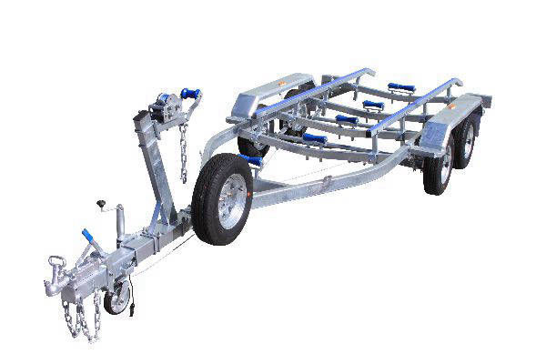 Seven Meter Tandem Boat Trailer With Skids