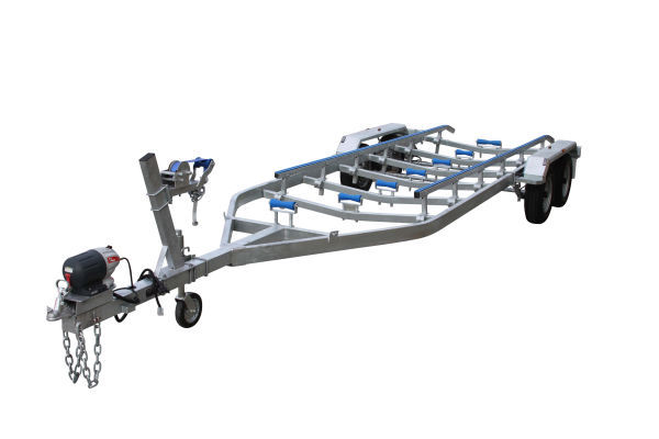 8M Tandem Boat Trailer With Skids